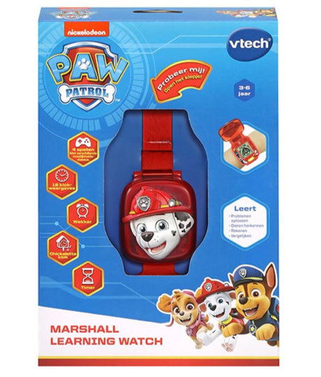 Montre d'aventure d'apprentissage Vtech Paw Patrol Marshall - montre puptastique