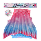 Ensemble queue de sirène + bikini 11-13 ans