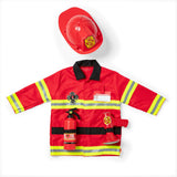 Ensemble de costumes de jeu de rôle du chef des pompiers Melissa Doug