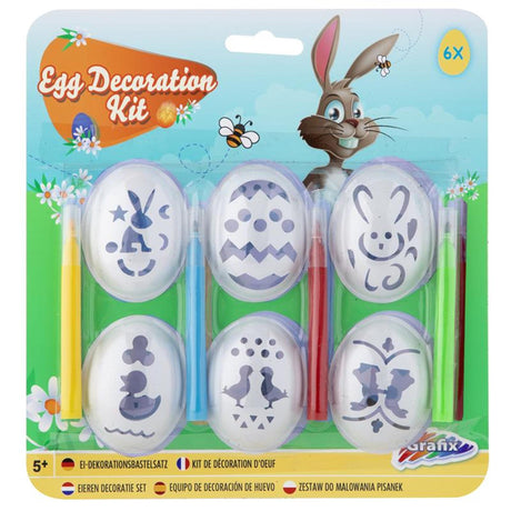 Grafix Kit de décoration pour œufs de Pâques 10 pièces
