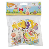 Autocollants en mousse Grafix Pâques, 30 pcs.