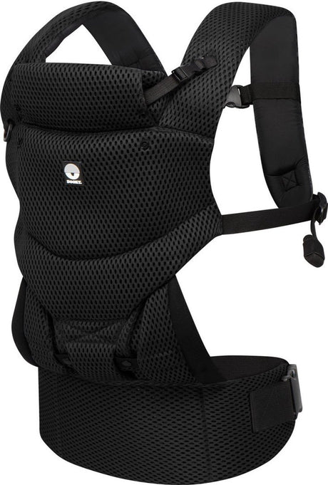 Porte-bébé Dooky - porte-bébé confort urbain noir - porte-enfant - porte-bébé et porte-bébé 3,5-15 kg - position M ergonomique - porte-dos - réglable et respirant - porte-bébés - porte-bébé