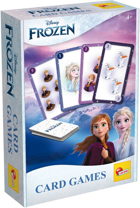 Jeux de cartes gelés de Lisciani exposés