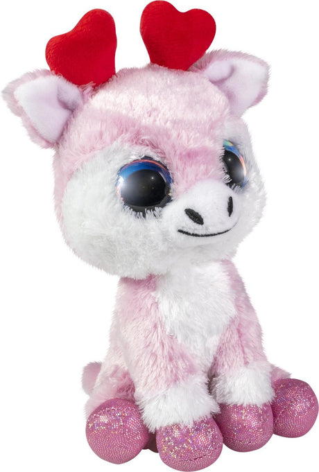 Lumo stars peluche - renne amour, 15cm