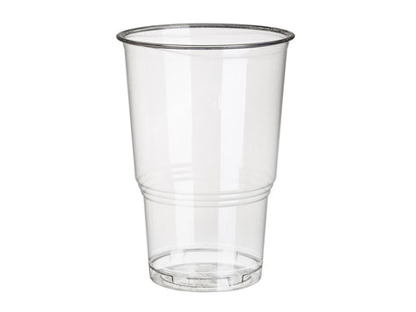 Papstar 25 gobelets pla pure 250ml Ø7,8x11cm transparent avec tête en mousse