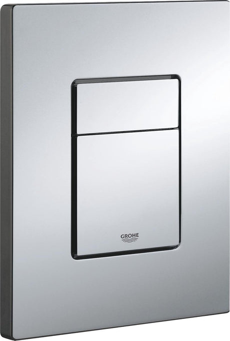 WC à panneau de commande Grohe skate cosmopolitan - double chasse - plastique - chrome miroir