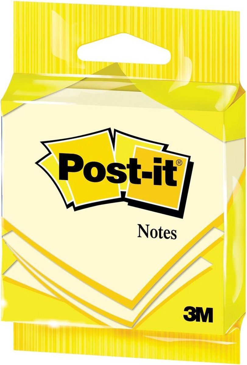 3m pense-bête 7100172243 76 mm x 76 mm jaune 100 feuilles