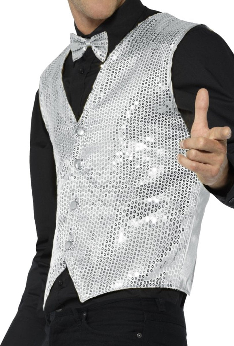 Gilet à sequins Smiffys