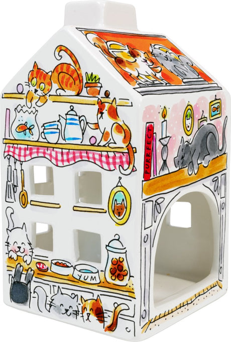 Chat blond du phare d'Amsterdam
