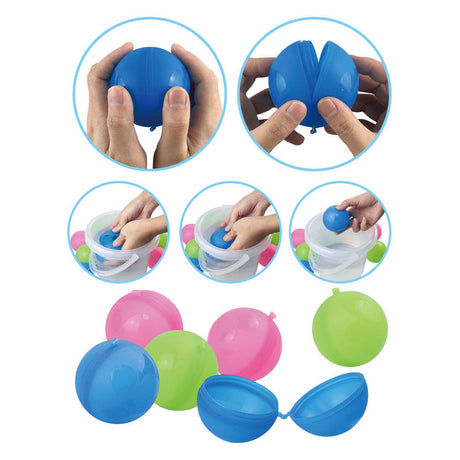 Boules d'eau rechargeables Playfun, 6 pcs.