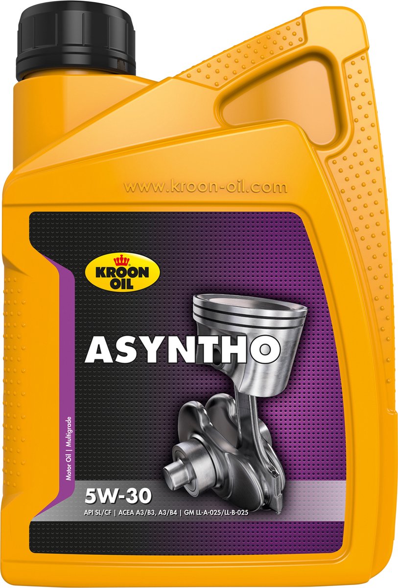 Huile de couronne Kroon-oil - huile moteur asyntho 5w-30 - convient pour essence et diesel - 1 litre - synthétique