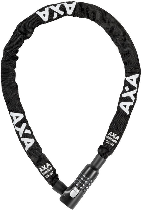 Verrouillage de la chaîne avec combinaison de nombres Absolut C5-90 90 cm noir