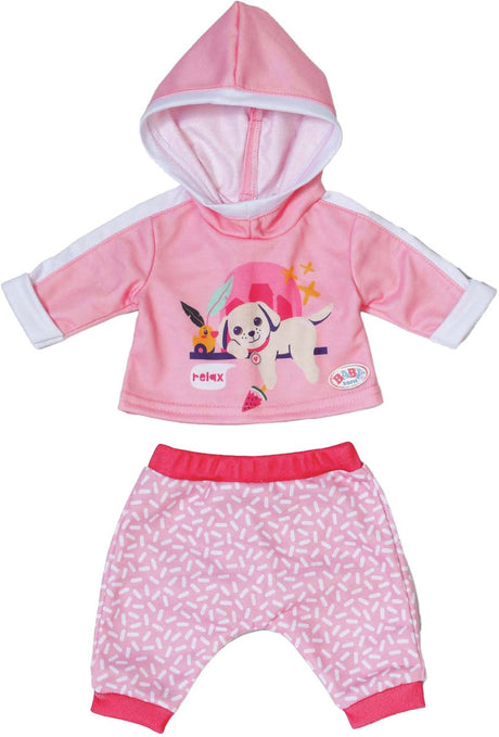 Survêtement baby born rose (43 cm)