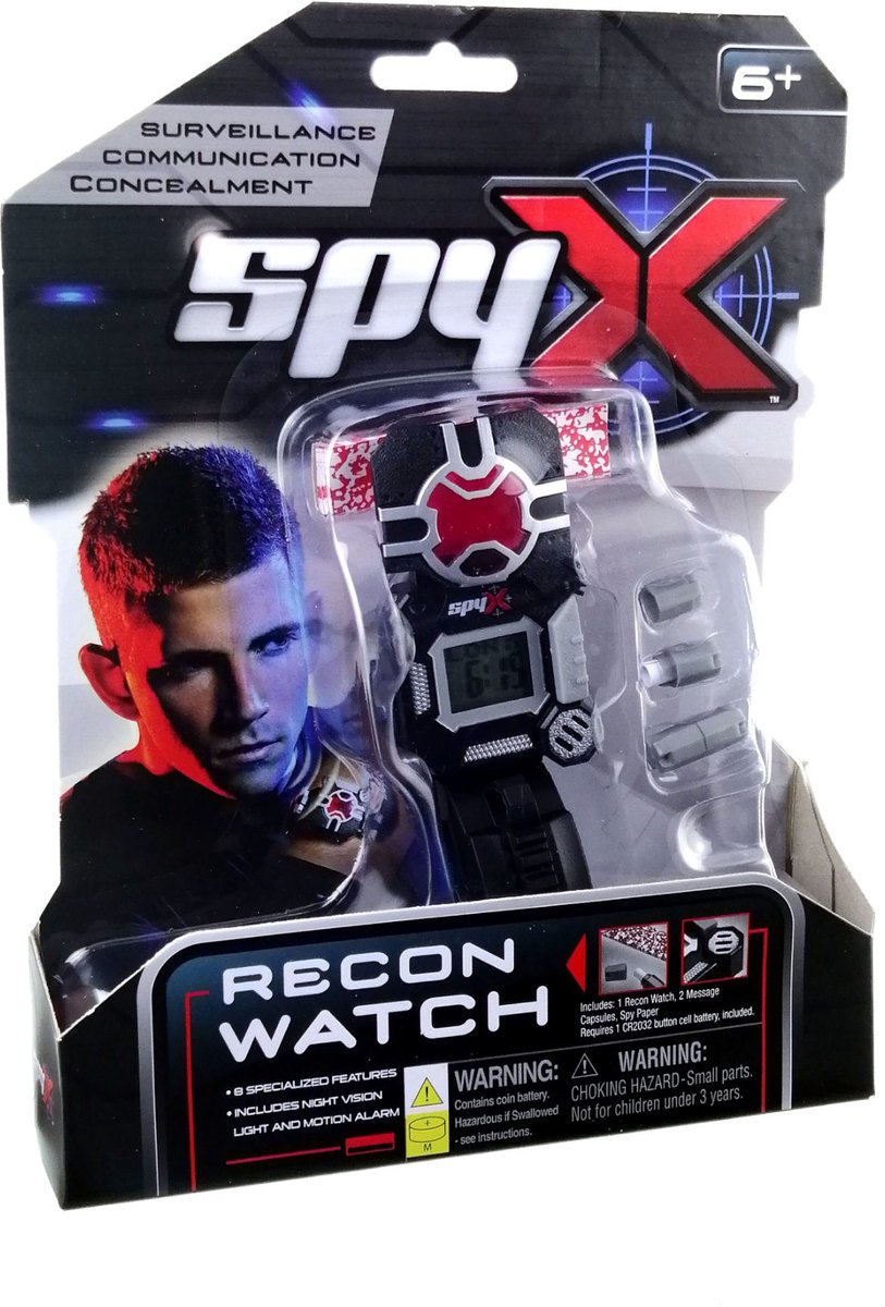 Spy x montre espion spy2x reconnaissance 8-en-1