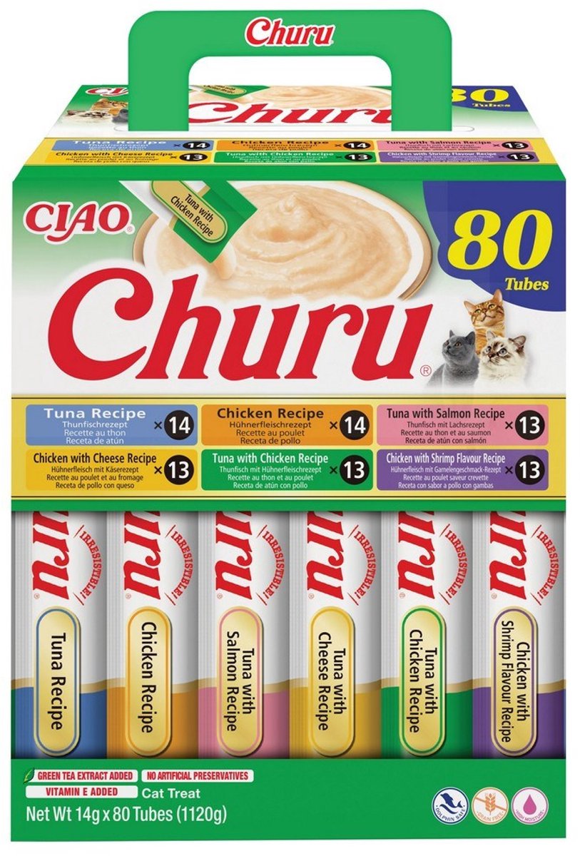 Inaba churu - pâtes pour chats - poulet et thon - ingrédients naturels