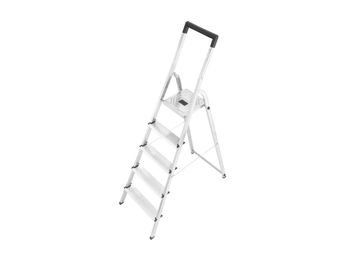 Escalier domestique Hailo l40 avec 5 marches en aluminium