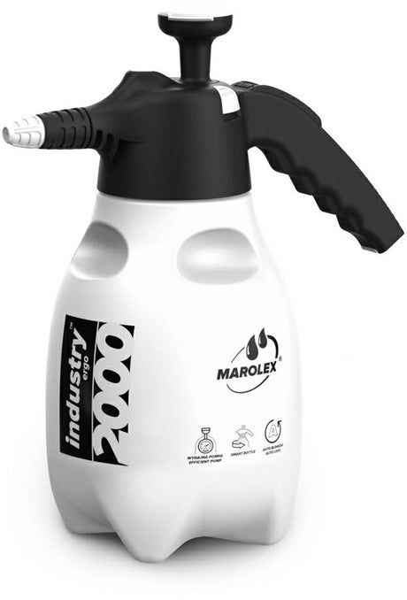 Marolex Industry - ergo 2000 - brumisateur - pulvérisateur à pression - pulvérisateur anti-poison - désherbage - pulvérisateur de mauvaises herbes - 2 litres