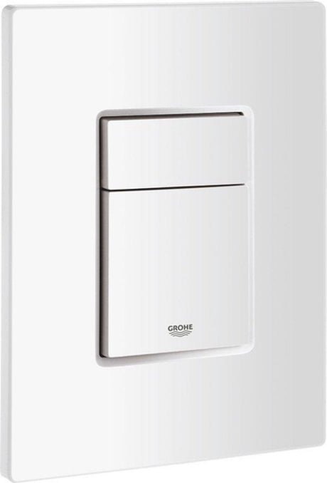 WC à panneau de commande Grohe skate cosmopolitan - double chasse - plastique - blanc alpin