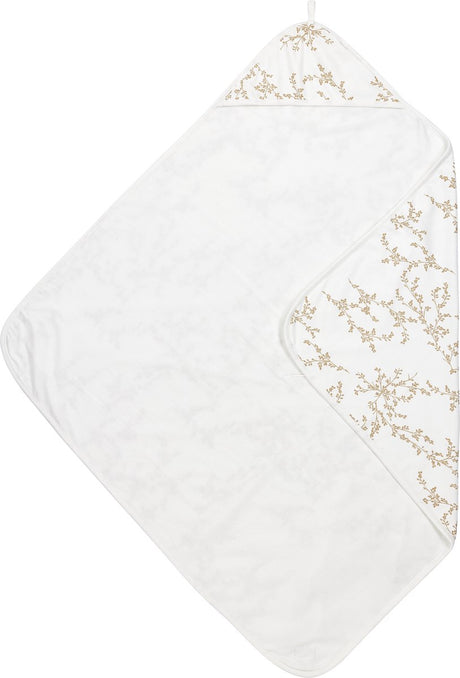 Cape de bain Meyco branches bébé - sable - 90x90cm