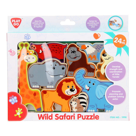 Playgo jouer au safari puzzle