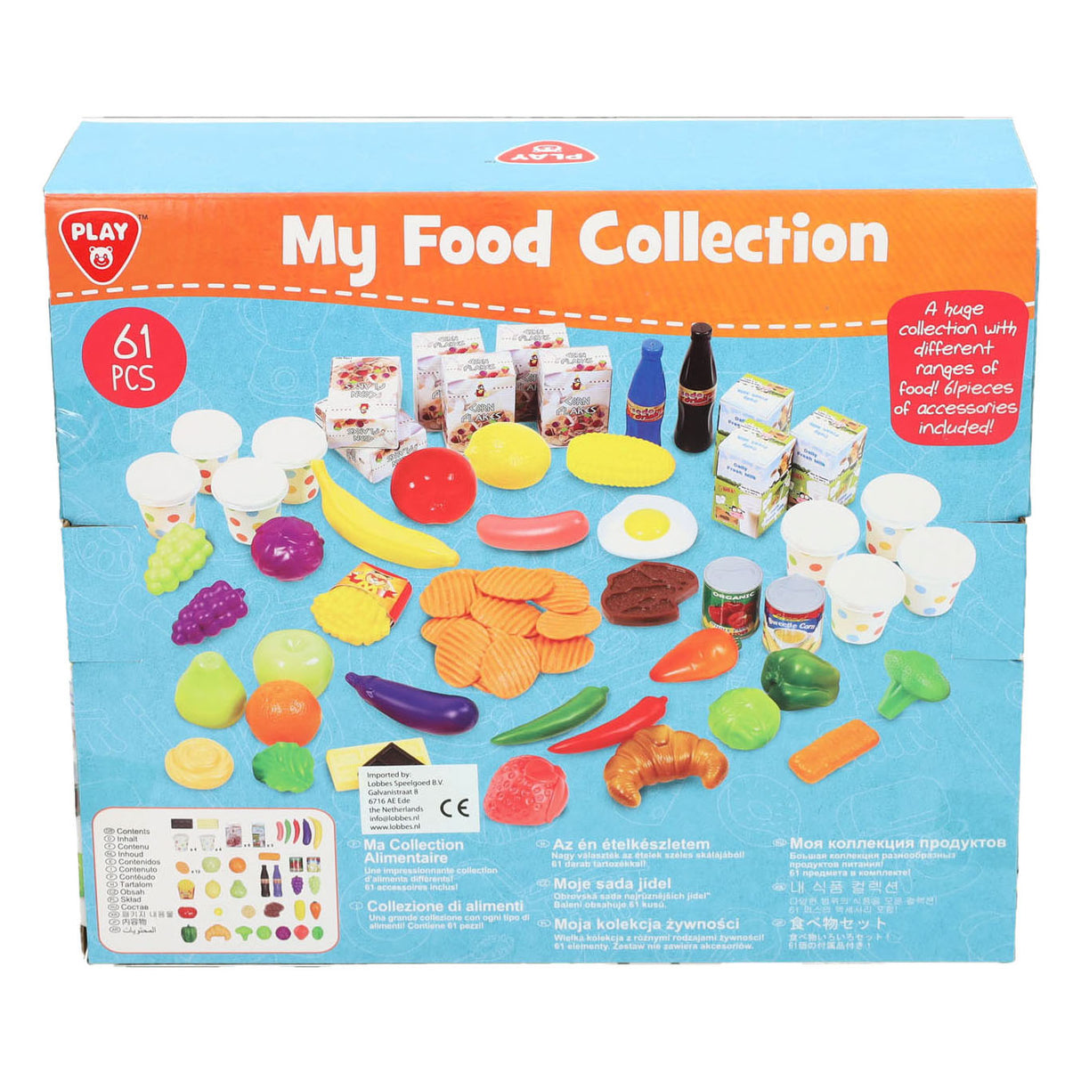 Ensemble Play Food, 61 pièces.