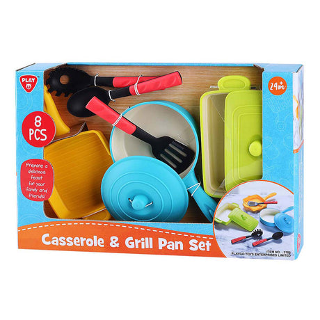 Ensemble de poêles à griller Playgo avec accessoires - 8 pièces.