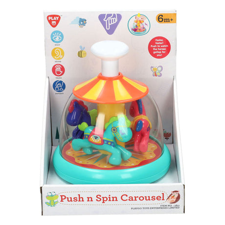 Jouer au carrousel Pousser et tourner