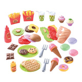 Play speelgoed eten lunch en snacks speelset, 60dlg.