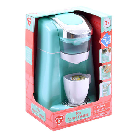 Machine à café Playgo bleue avec tasses - 4 pcs.