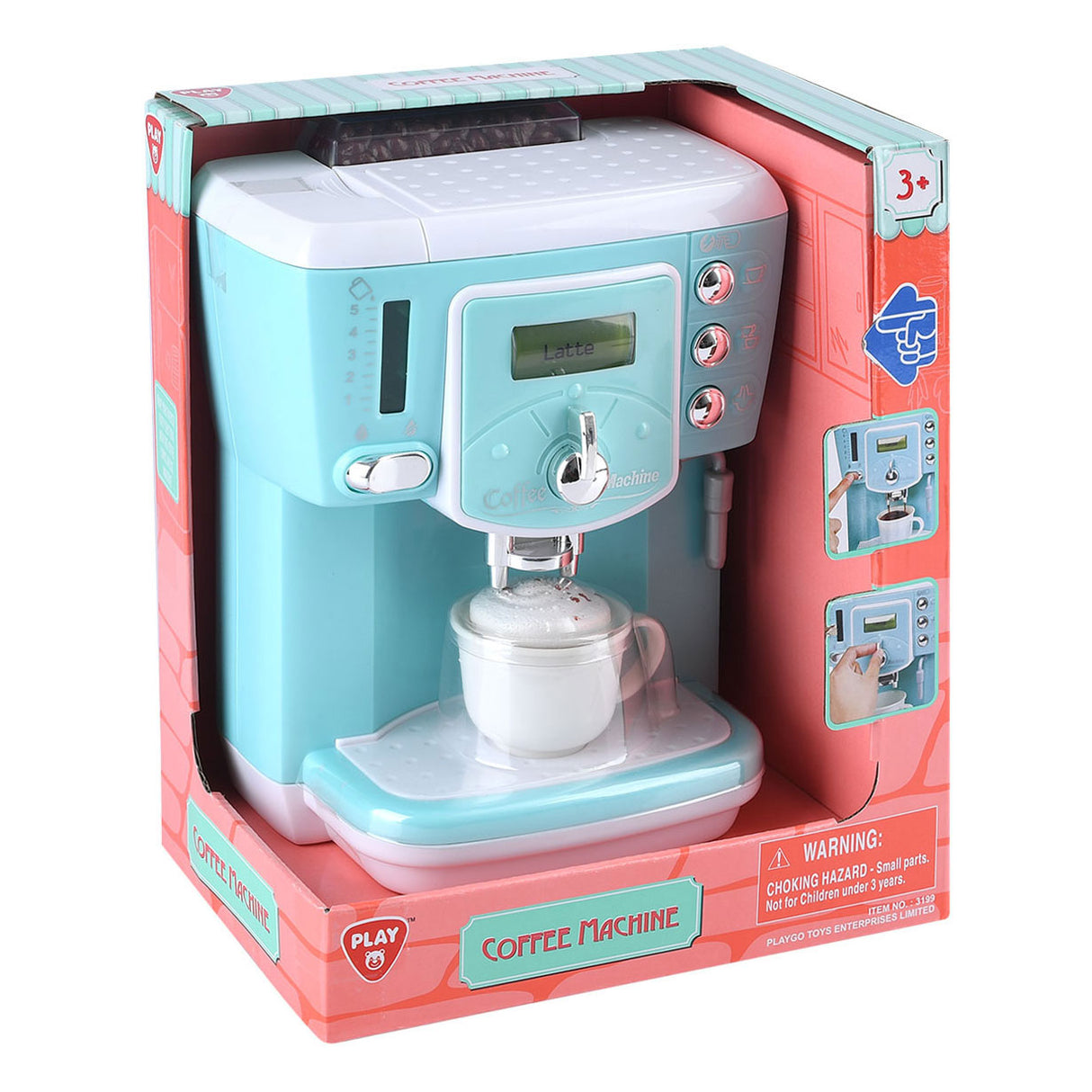 Play Bean Coffee Machine Blue Deluxe