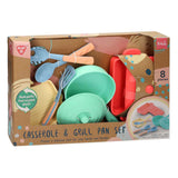Ensemble de jeu poêle à frire et poêle à griller Playgo - 8 pièces.