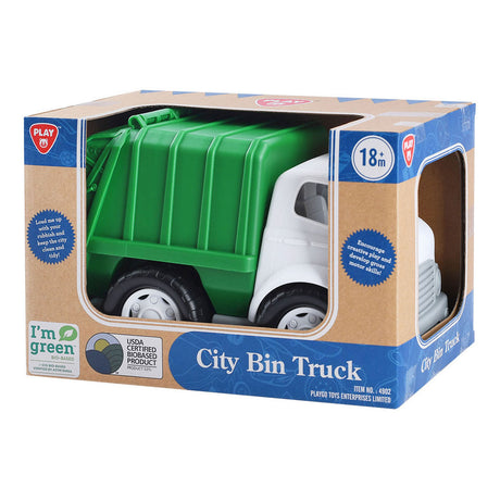 Camion poubelle biosourcé Playgo vert
