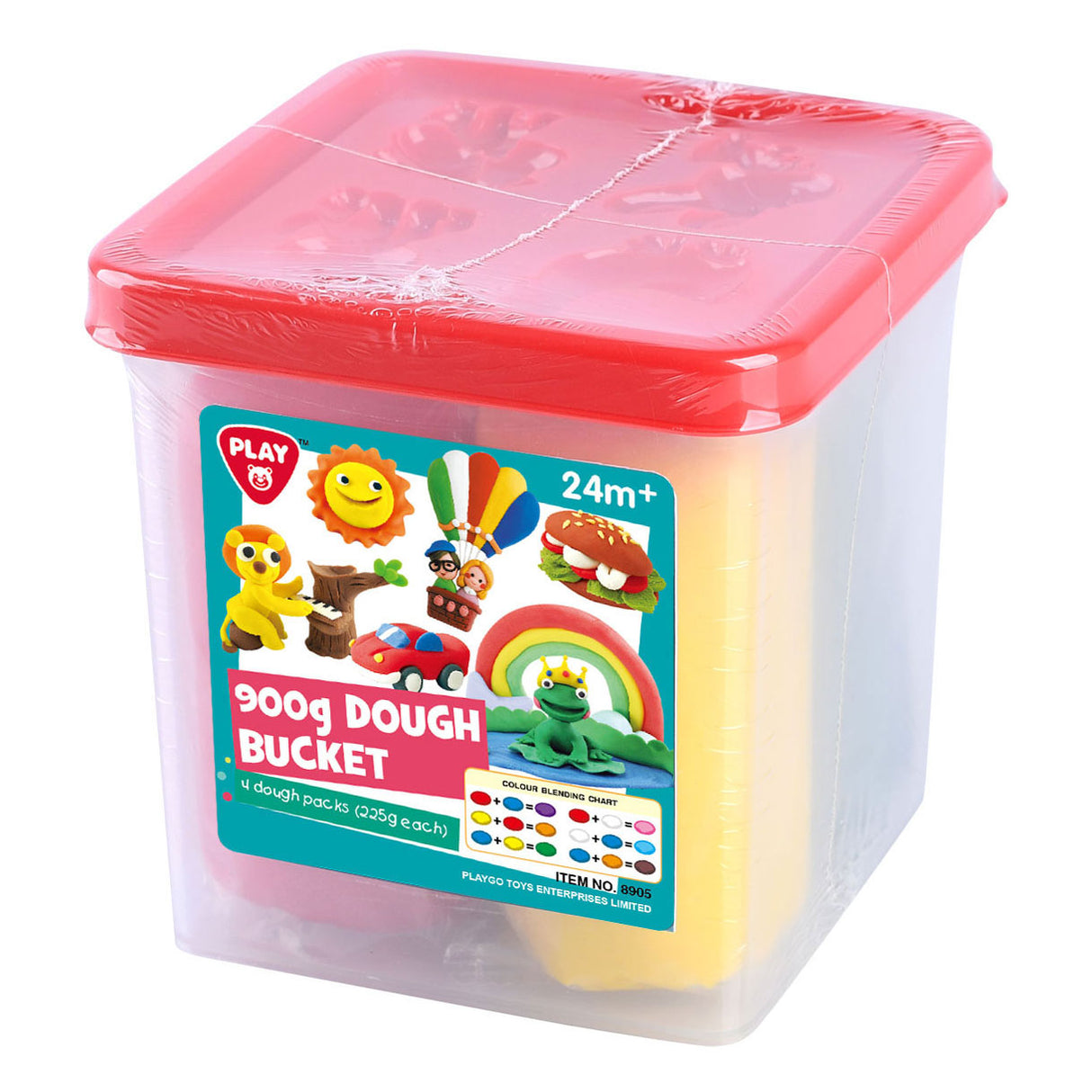 Argile Playgo dans un seau - 900 grammes