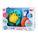 Spielen Sie Bath Toy Stack und schwimmende Marine -Tiere, 4dlg.