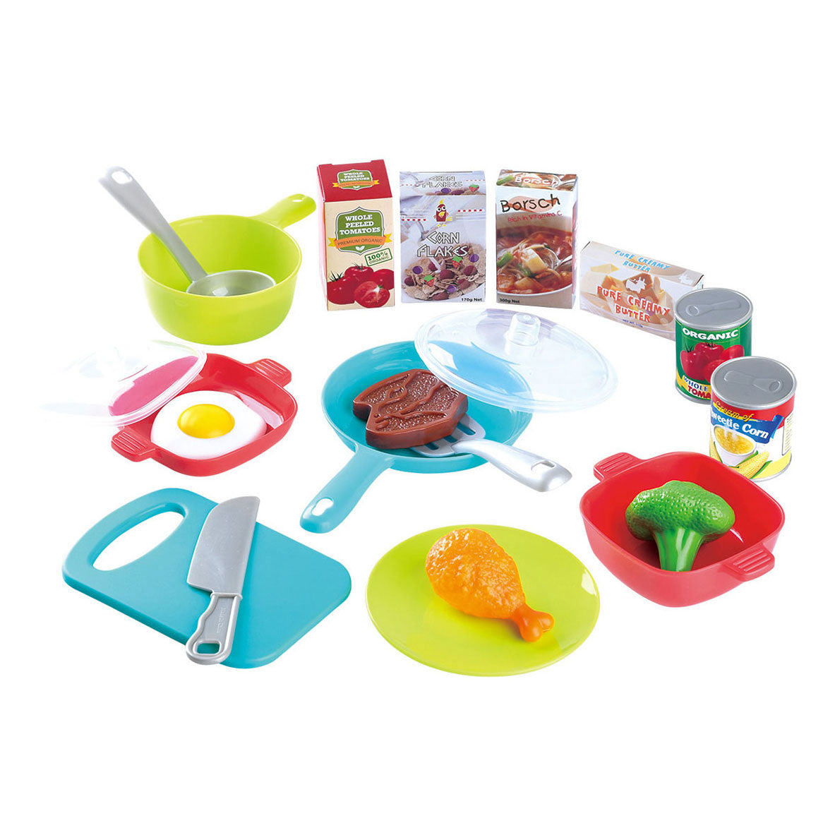 Spill Kitchen Accessories and Play Set Set, 21dlg.