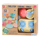 Cuisinière de table Playgo avec accessoires de jeu - 13 pièces.