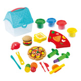 Play Hamburger and Sandwich Kleiset in storage box, 4 clay jars