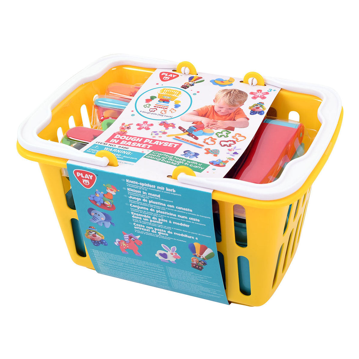 Ensemble d'argile Playgo dans votre panier - 4 pots en argile