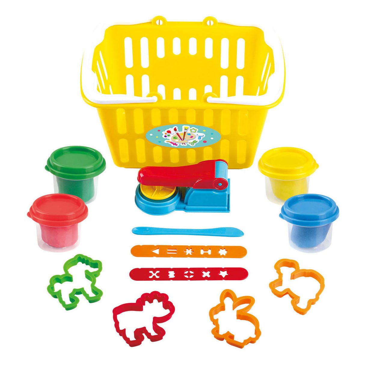 Ensemble d'argile Playgo dans votre panier - 4 pots en argile