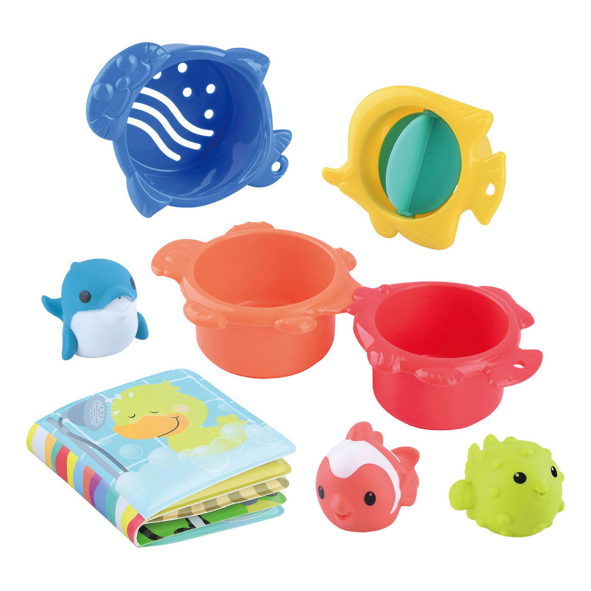 Jouez à Splashy Bath Toy, 8dlg.