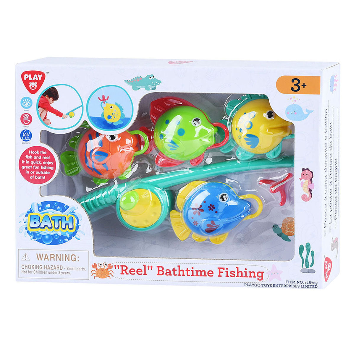 Jouez au jeu de pêche, attrapez le poisson, 5 parties.