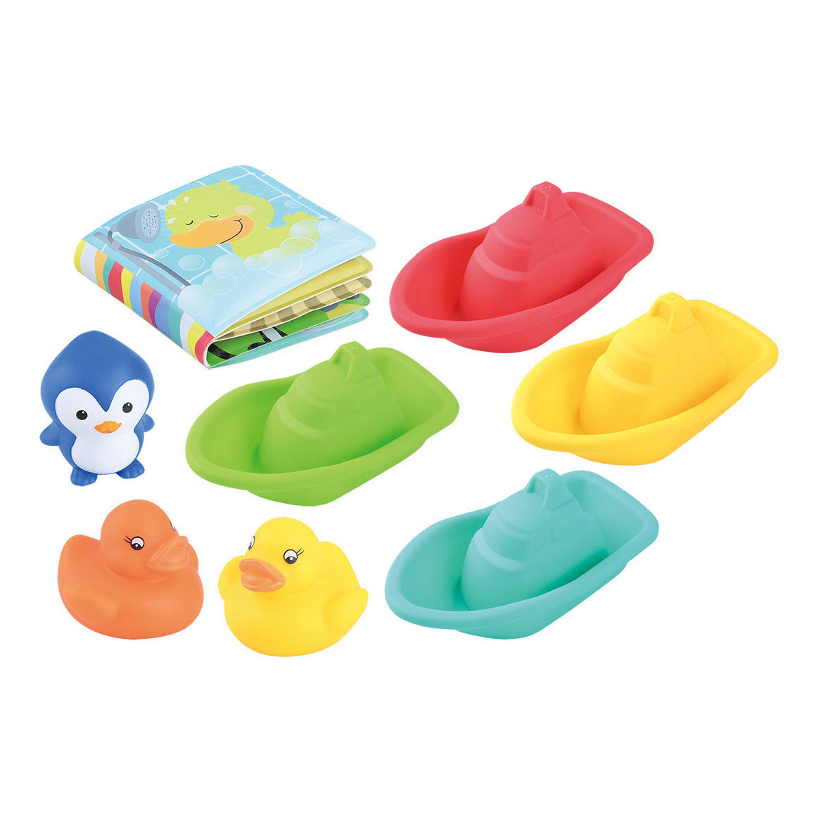 Spill Bath Book and Bath Toy, 8dlg.