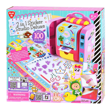 Playgo 2in1 sticker studio deluxe - comprenant 100 autocollants et bracelets