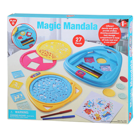 Playgo ensemble de dessins de mandala magique 27 pièces
