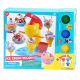 Ensemble d'argile pour fabrication de glace Playgo - 4 pots en argile