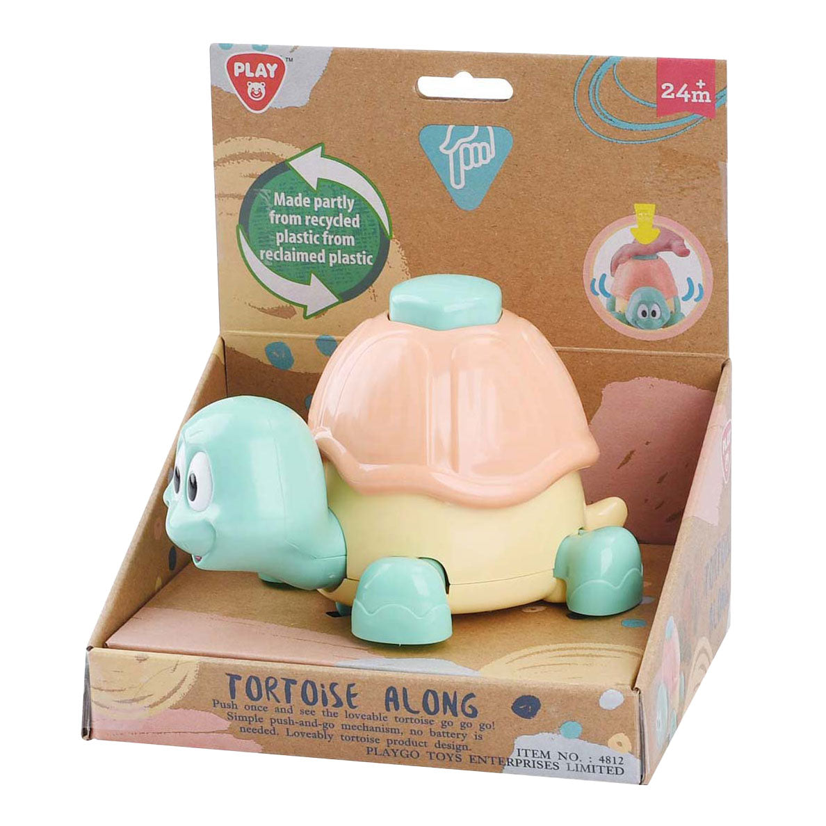 Playgo tortue qui marche avec bouton poussoir