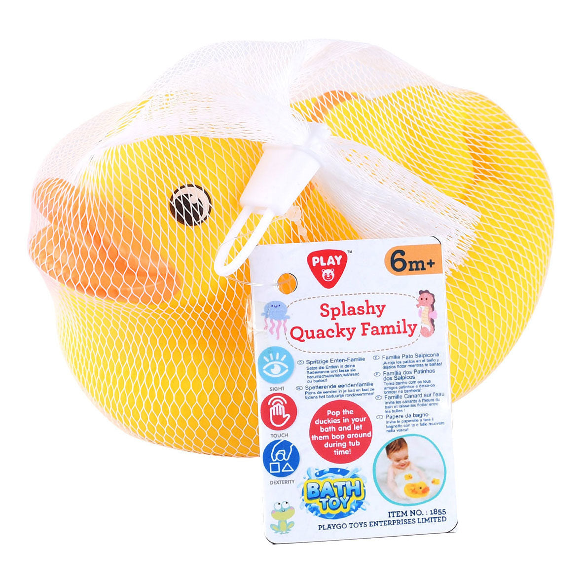 Famille de canards éblouissants Playgo - 4 pcs.