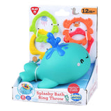 Play bath toy ring throw fish, 5dlg.