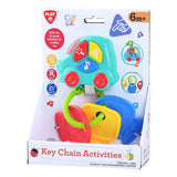 Clés de voiture pour bébé Playgo bleues - 4 pcs.