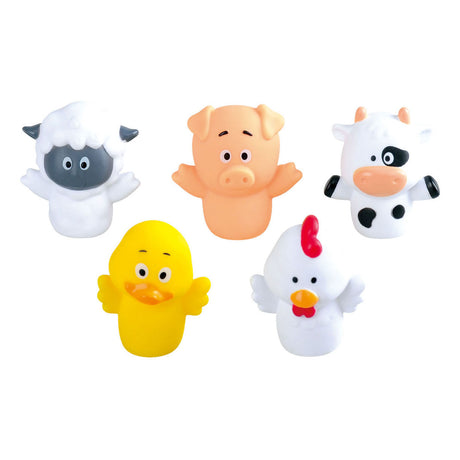 Playgo marionnettes à doigts animaux de la ferme - 5 pcs.